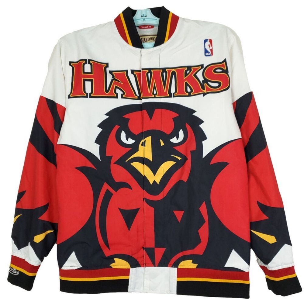 NWT Atlanta Hawks Mitchell & Ness NBA AUTHENTIC 1995-96 Varsity Jacket XS